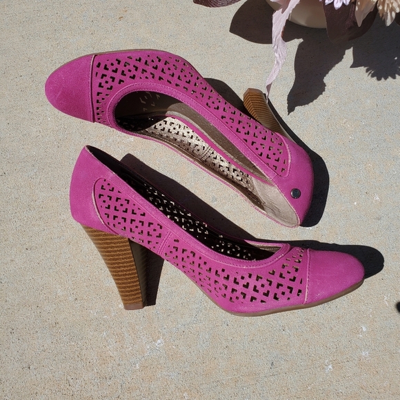 Life Stride Velocity Memory Foam Women's Heels Size 8.5M Pink - Picture 1 of 16